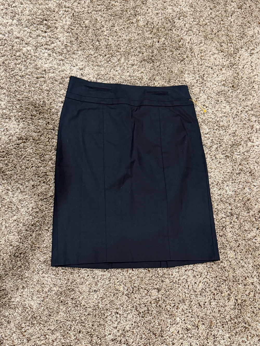 LOFT Black Tailored Pencil Skirt